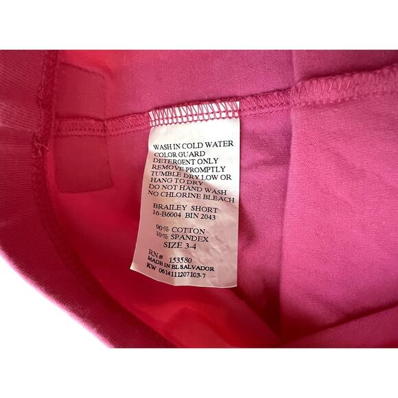 Eleanor Rose Pink Ruffle Shorts Size 3-4 - Picture 2 of 4